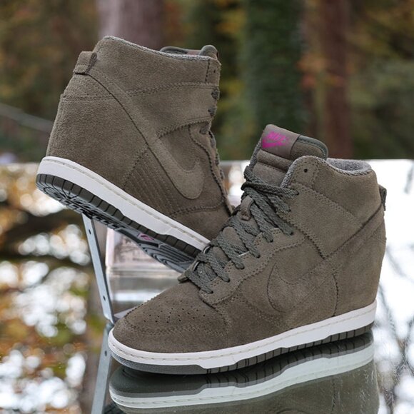Nike Dunk Sky Hi Suede Olive 2012 - Picture 4 of 14